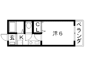 茨木市の賃貸マンション|ビーハイブ 間取.gif